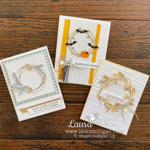 A Trio of Cards with Sparkle of the Season - LauraMilligan