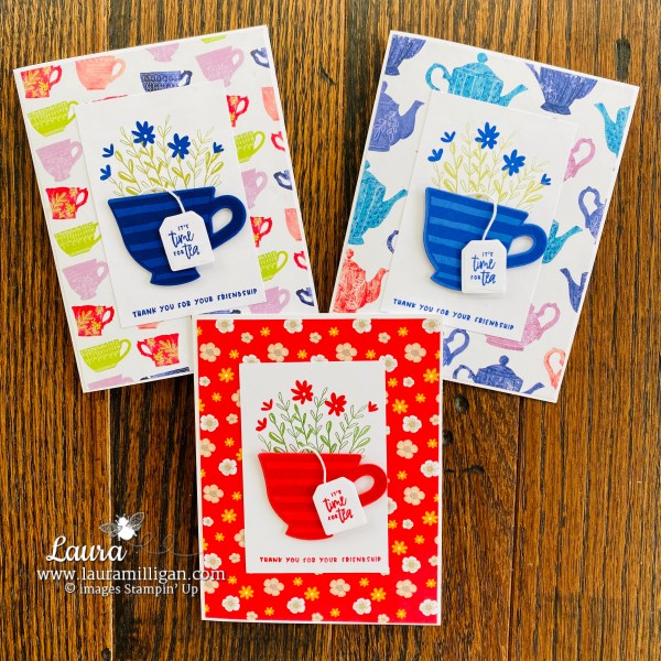 It's Time for a Cup of Tea Card Trio - Facebook Live Tutorial ...