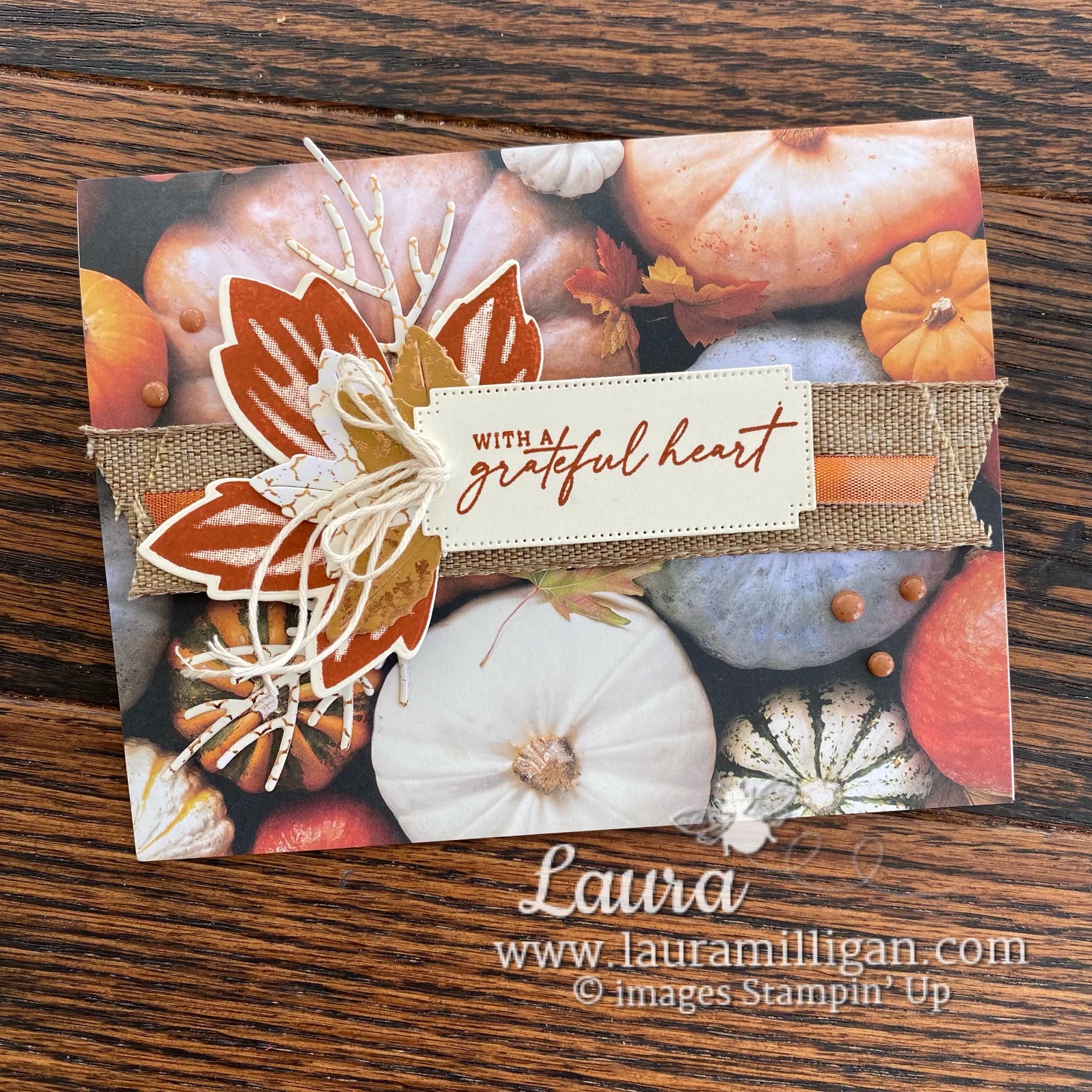A Grateful Card with the All About Autumn Suite Collection - LauraMilligan